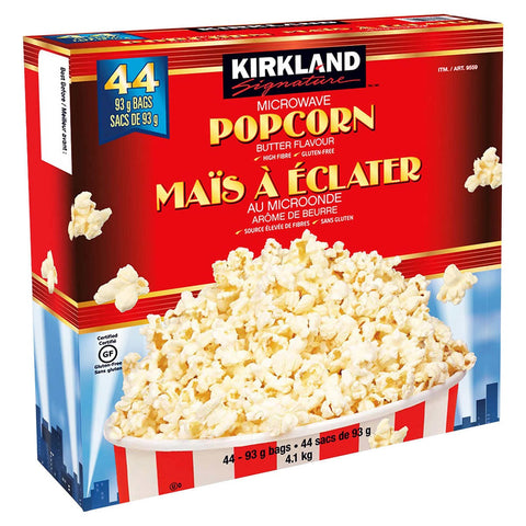 Kirkland Microwave Popcorn, 44 x 93 g