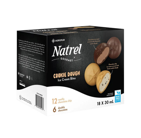 Natrel Ice cream bites, 18 x 30 mL