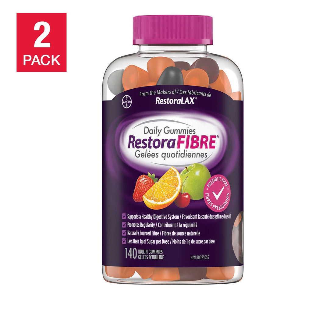 Restoraribre Daily fibre, 2 x 140 gummies