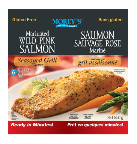 Morey's Frozen Marinated Wild Pink Salmon, 850 g