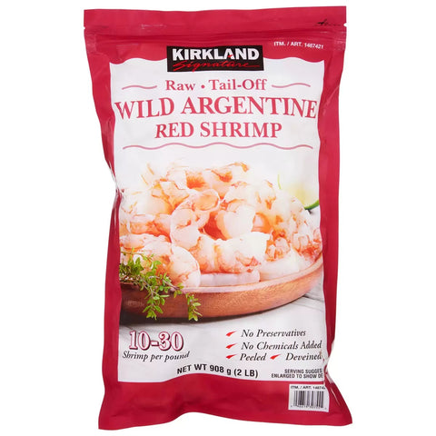 Kirkland Frozen Wild Raw Argentine Shrimp, 680 g