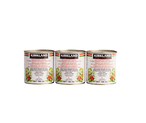 Kirkland San Marzano Tomatoes, 3 x 796 mL