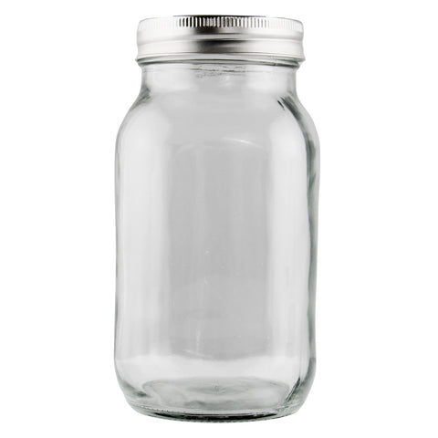 King Crystal Mason 1L jars, 12 units