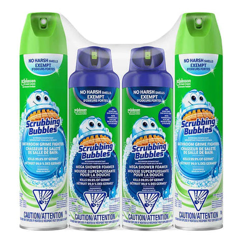$3.5 OFF - Scrubbing Bubbles Shower and Bathroom Combo, 4 units