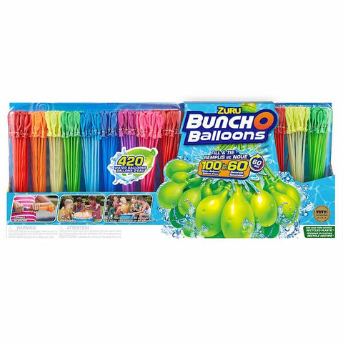 Bunch O Balloons 420 Rapid-Filling Self-Sealing Water Balloons - 12 Bunches, 420 balloons