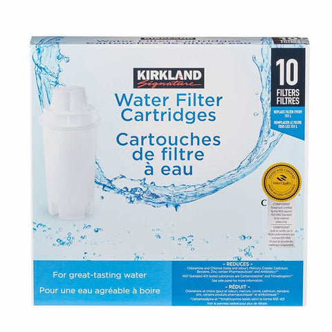 Kirkland Signature Water Filter Cartridges, 10 units