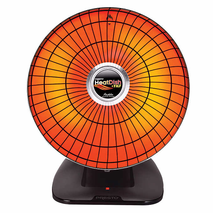 PRESTO HeatDish Plus Tilt Parabolic Heater, 1 unit