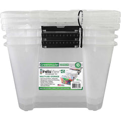 Greenmade InstaView 45 Quart Storage Bin, 3 units