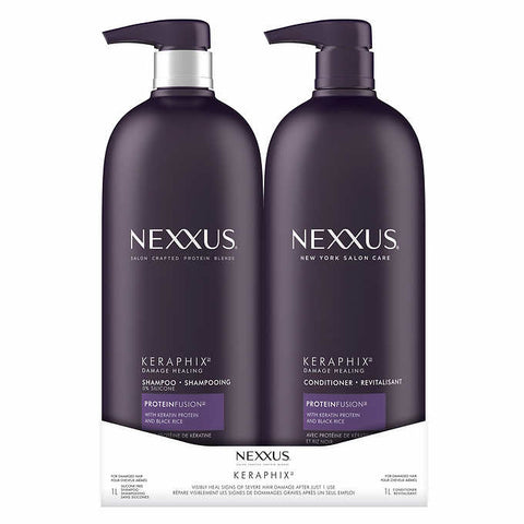 Nexxus Shampoo and Conditioner, 2 x 1 L