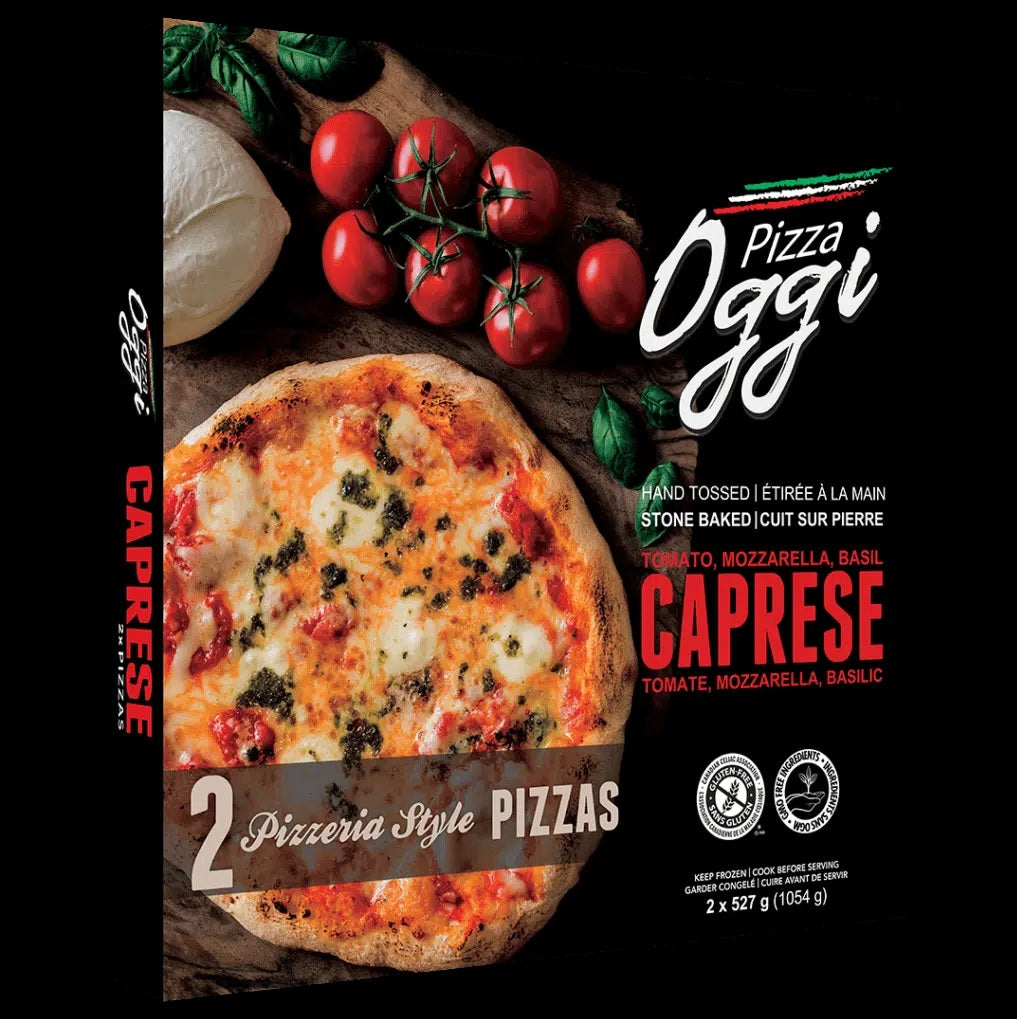 Oggi Foods Caprese Pizza, 2 x 527 g