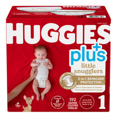 Huggies Little Snugglers 1 Diapers, 192 diapers