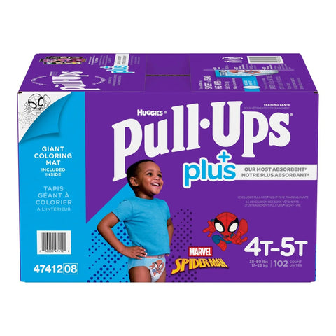 Huggies Pull-ups Plus Training Pants  4T - 5T Boy, 102 units