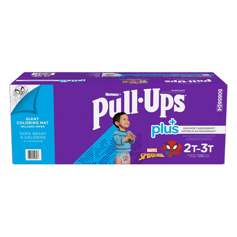 Huggies Pull-ups Plus Training Pants  2T - 3T Boy, 124 units