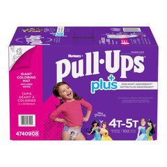 $10 OFF - Huggies Pull–Ups Plus Training Pants 4T - 5T Girl, 102 units
