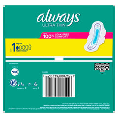 Always Ultra Thin Regular Pads, 96 pads