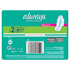 Always Ultra Thin Long Super Pads, 88 pads