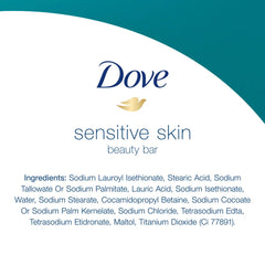 Dove Sensitive Skin Bar Soap, 16 x 113 g