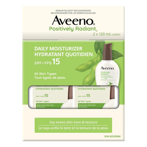 Aveeno Daily Moisturizer, 2 x 120 mL