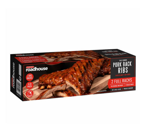 Cardinal Roadhouse Pork Back Ribs, 1.8 kg