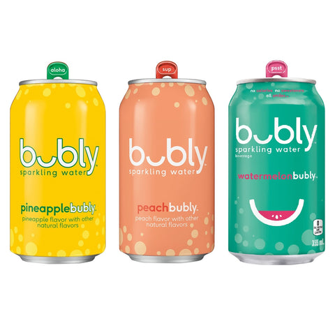 Bubly Variety Pack pink, 24 x 355 ml