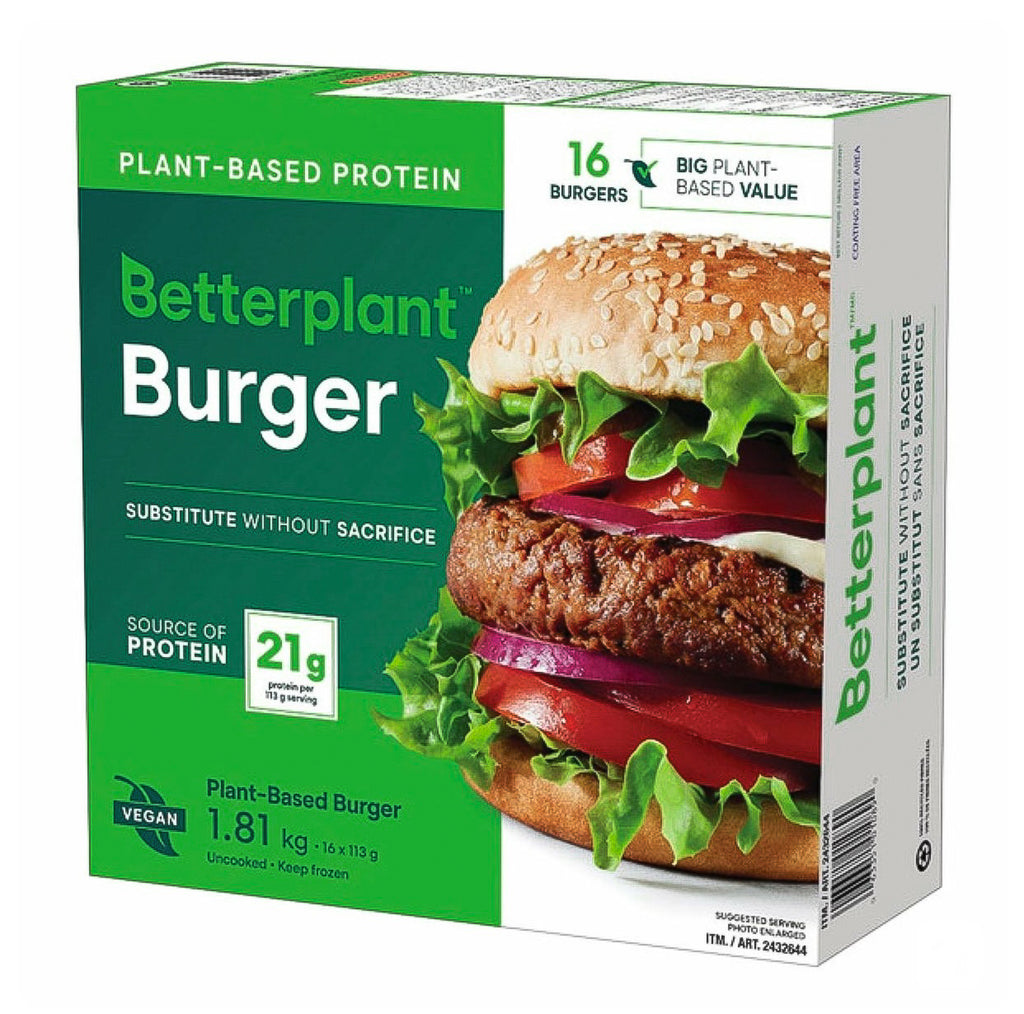 Betterplant Plant based Protein Burgers, 16 x 113 g