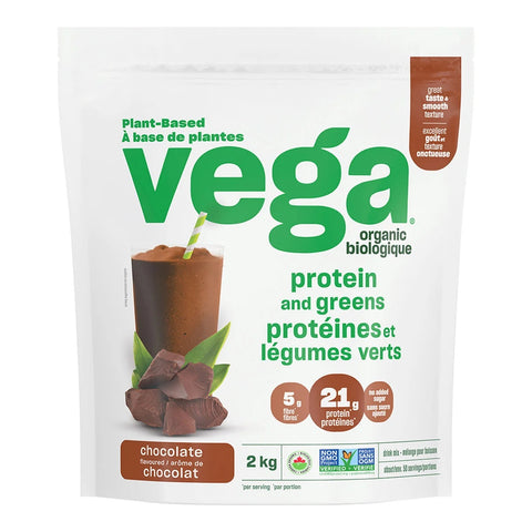 Vega Organic Chocolate Protein and Greens Powder, 2 kg