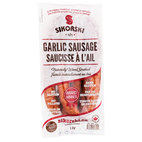 $3 OFF - Sikorski Garlic Sausage , 1 kg