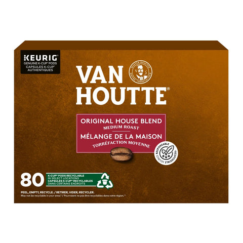 Van Houtte Original House Blend Keurig K-Cup, 80 cups