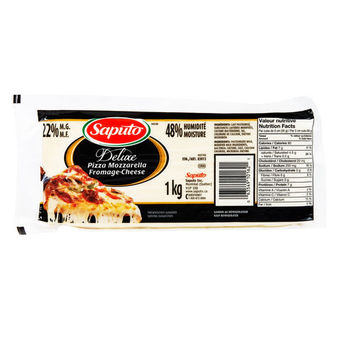 $3 OFF - Saputo Deluxe Pizza Mozzarella Cheese, 1 kg