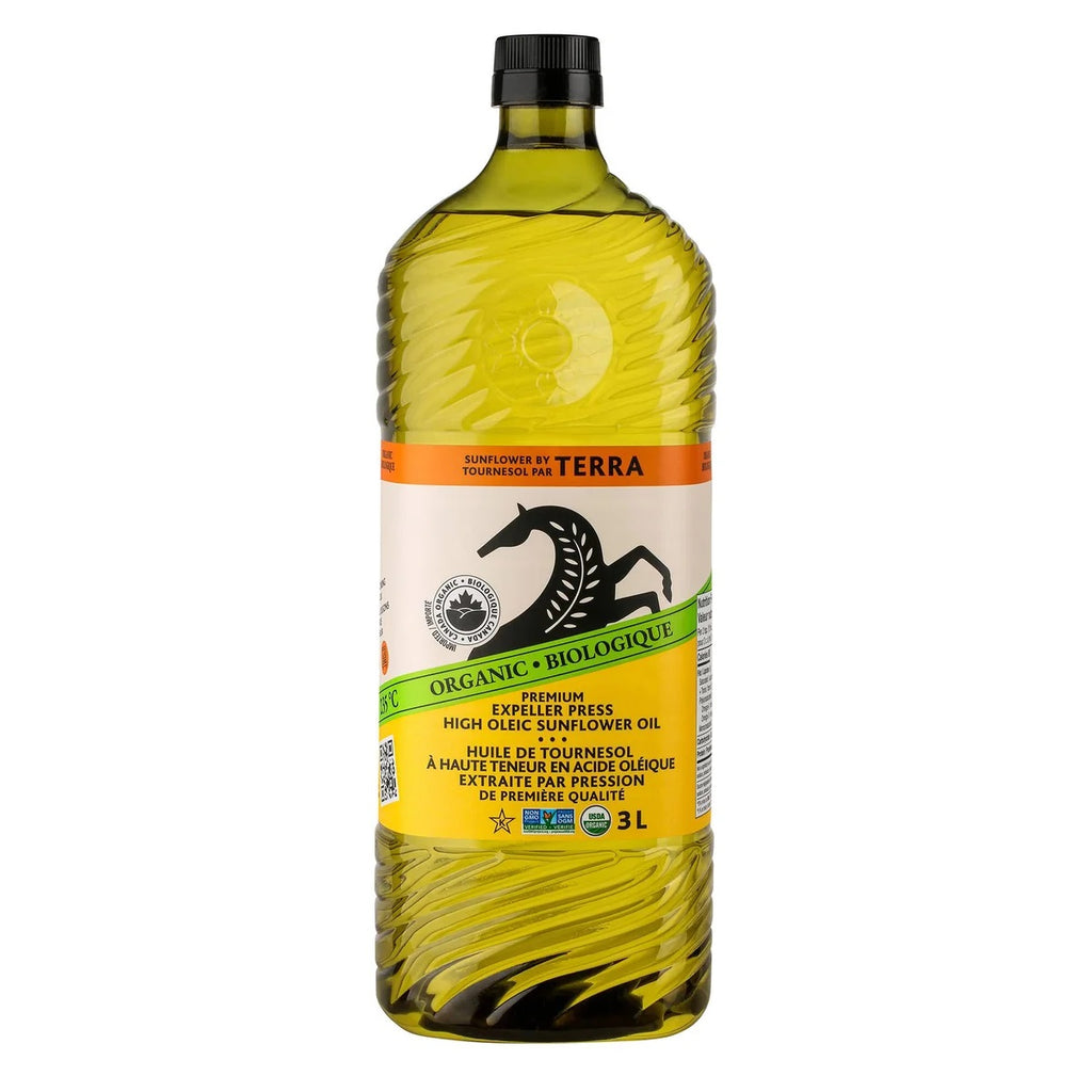 Terra Organic Sunflower Oil, 3 L