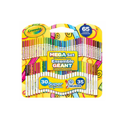 Crayola washable marker, 65 pieces