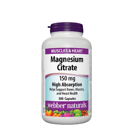 Webber Naturals® Magnesium Citrate 150 mg, 300 tablets