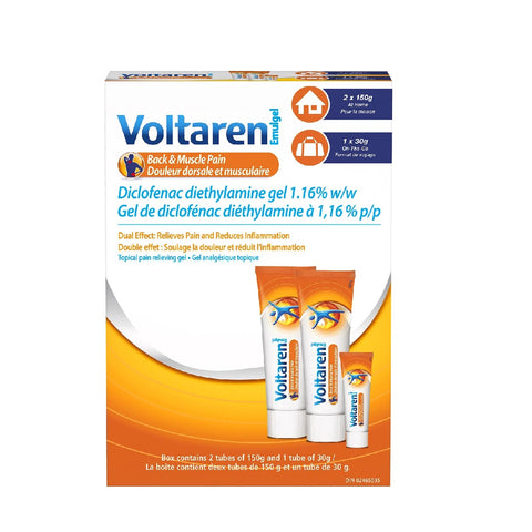 Voltaren Emulgen Back Muscle Pain , 2 x 165 g