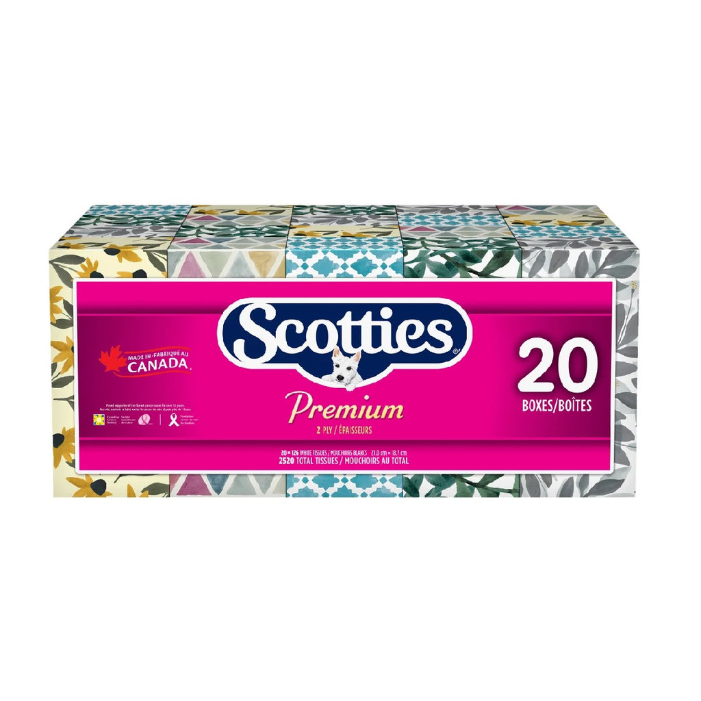 $5.5 OFF - Scotties 2 Ply Facial Tissue, 20 x 123 tissues