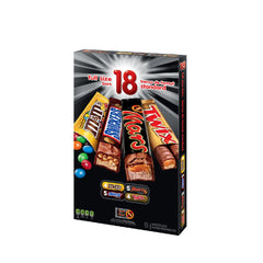 Mars M&Ms, Snickers, Mars & Twix, 18 x 51 g