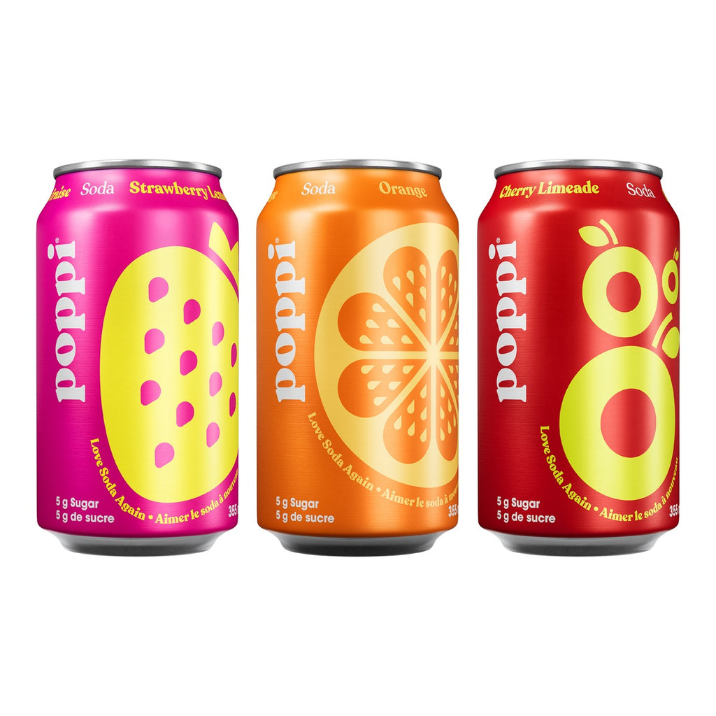 Poppi Soda Variety, 15 x 355 ml