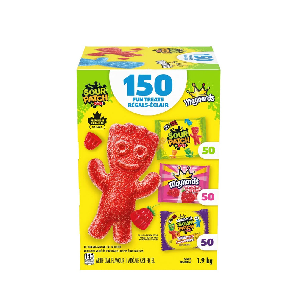 Maynards Sour Patch Assorted Candy Fun Treats, 1.9 kg