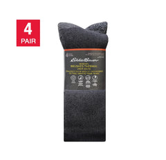 Eddie Bauer Women’s Brushed Thermal Crew Socks 5-10, 4 pairs