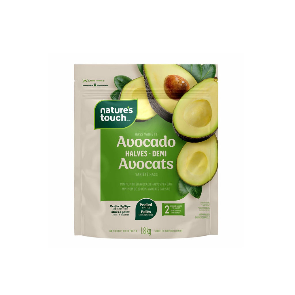 Nature's Touch Frozen Avocado Halves, 1.8 kg