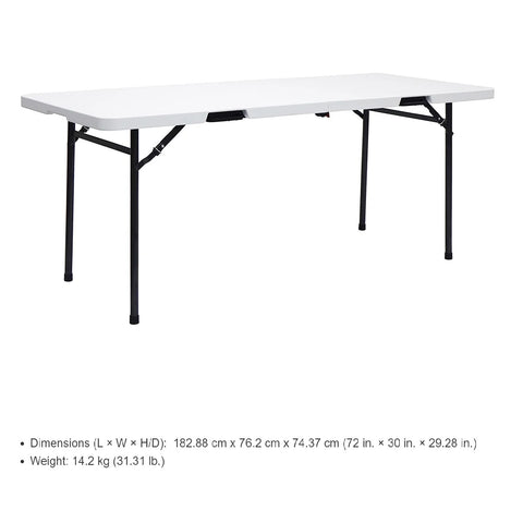 Star elite 6' Fold-in-half Table, 1 unit