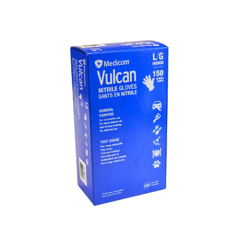 Vulcan General-Purpose Nitrile Gloves large, 150 count