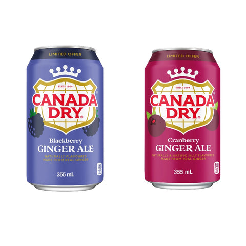 Canada Dry Ginger Ale variety, 24 x 355 mL