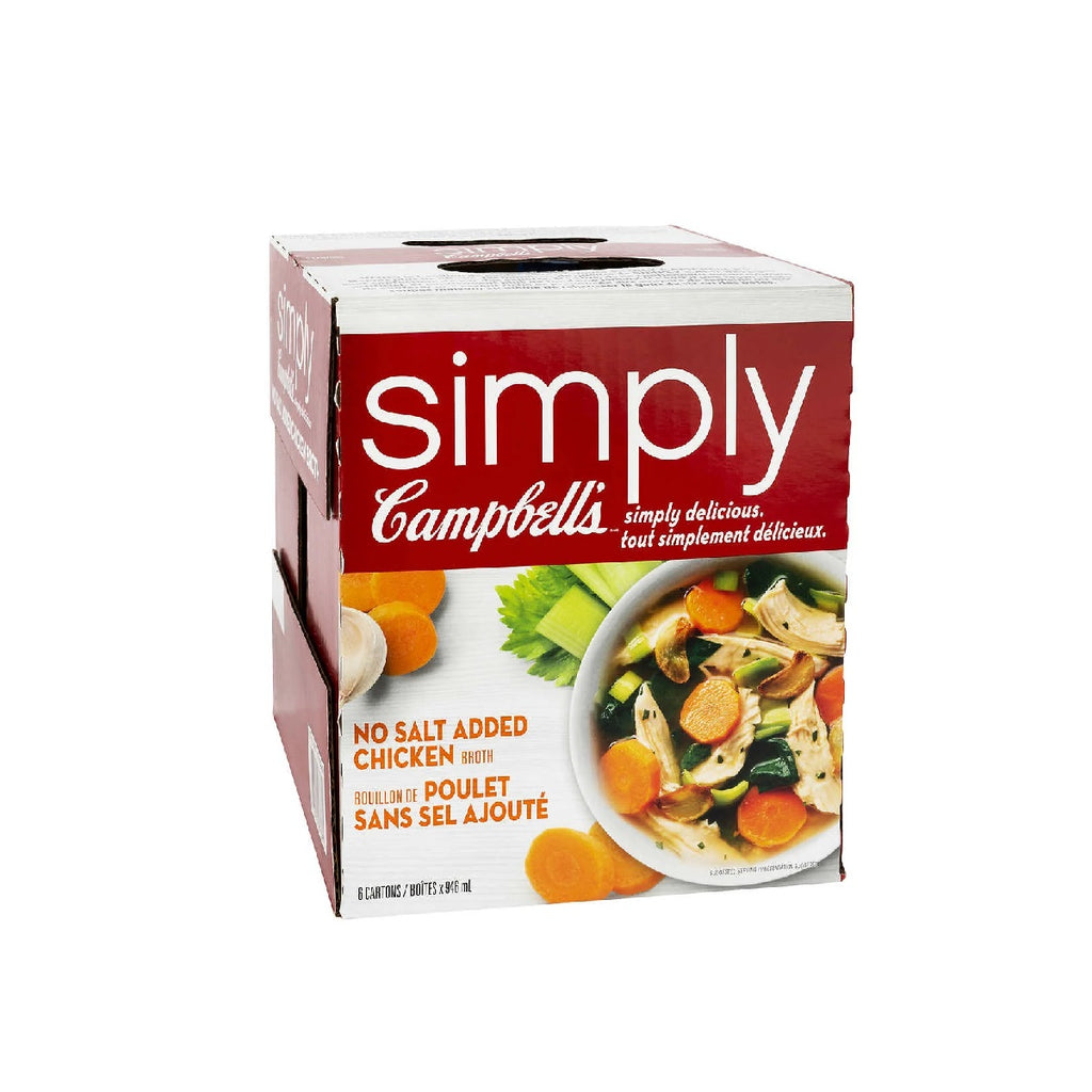 Campbell's Chicken Broth , 6 x 0.9 L