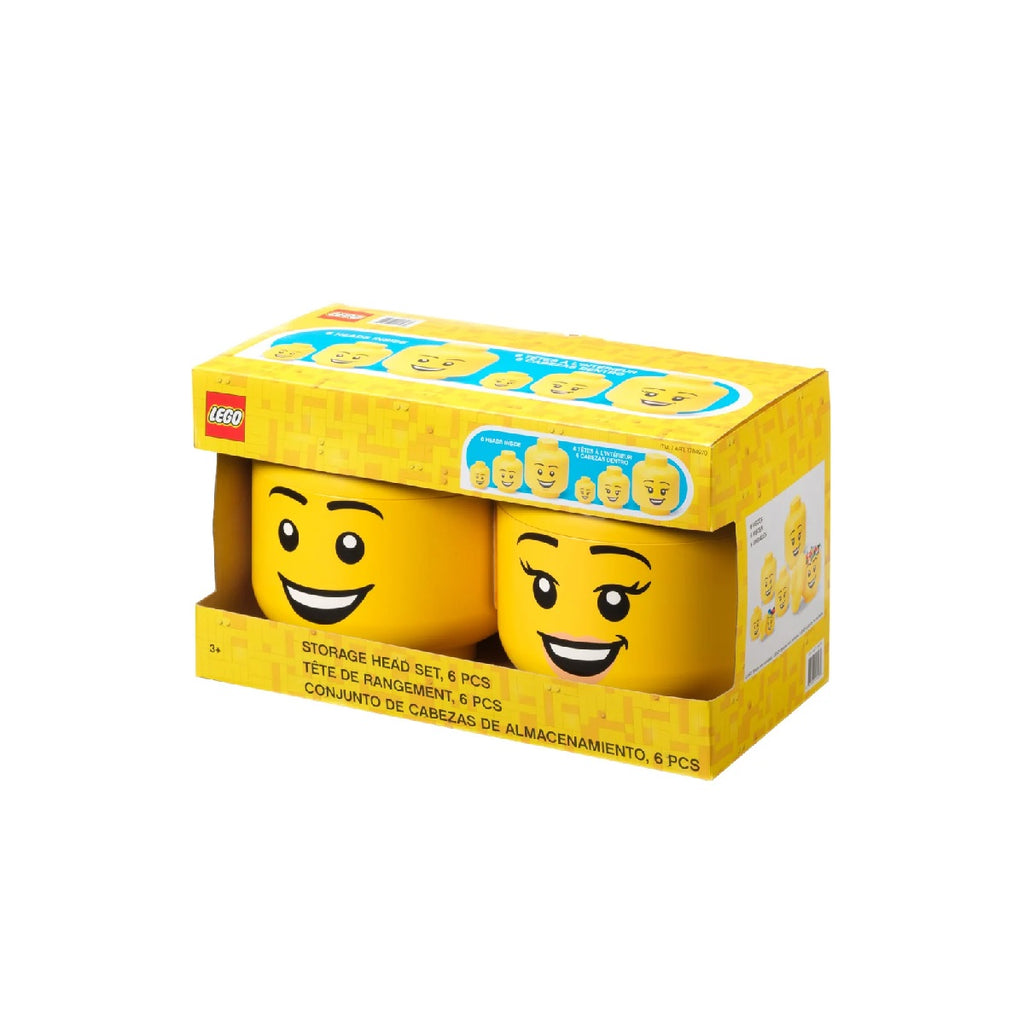 LEGO Storage Head Set, 6 heads