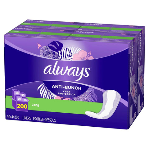 $4.5 OFF - Always Long Liners, 200 liners