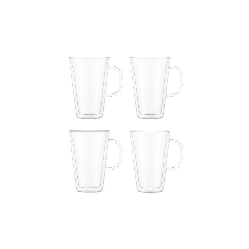 Bodum Canteen Double Wall 399 mL (13.5 oz ) Mug, 4 mugs