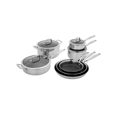 Henckels Paradigm Stainless Steel Cookware Set, 11 pieces