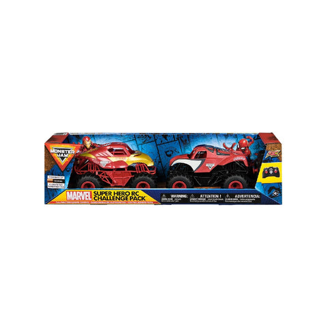 $10 OFF - Monster Jam Super Hero RC Challenge Pack, 2 trucks