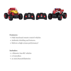 $10 OFF - Monster Jam Super Hero RC Challenge Pack, 2 trucks