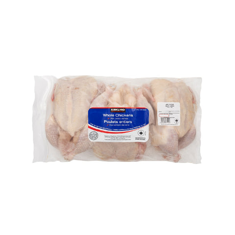 Kirkland Whole Chickens, 3 x 1.5 kg